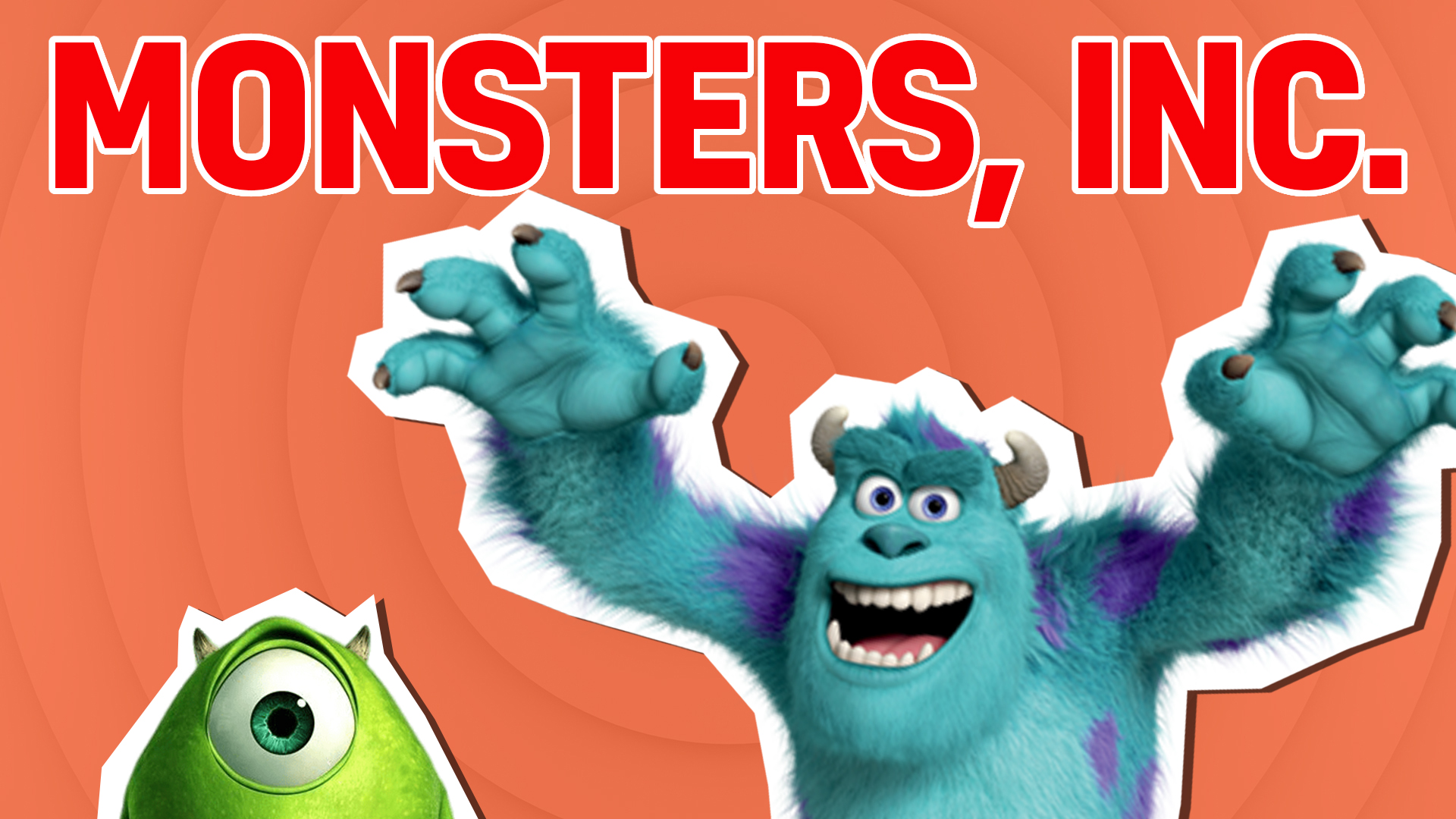 Mike and Sully from Monsters, Inc.
