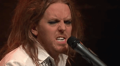 Tim Minchin singing an angry song
