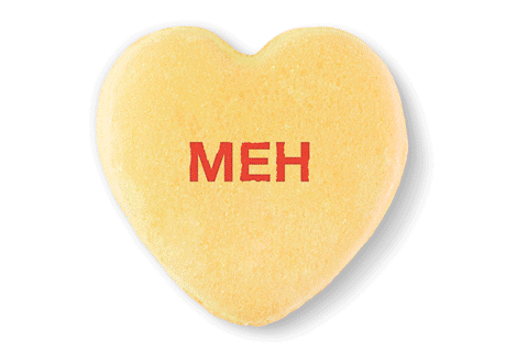 A gif showing different Love Hearts sweets