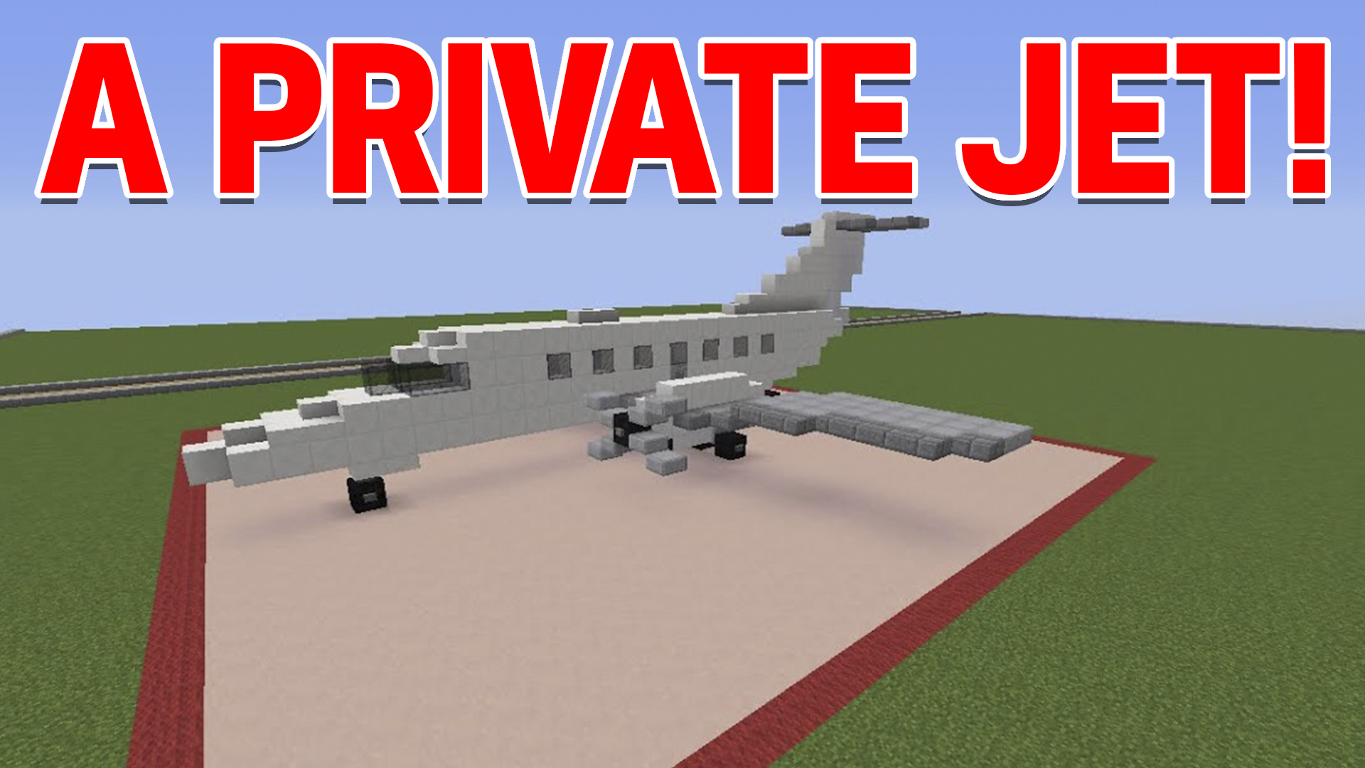 A Minecraft jet