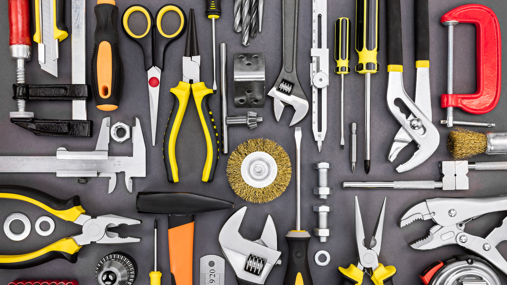 A selection of DIY tools
