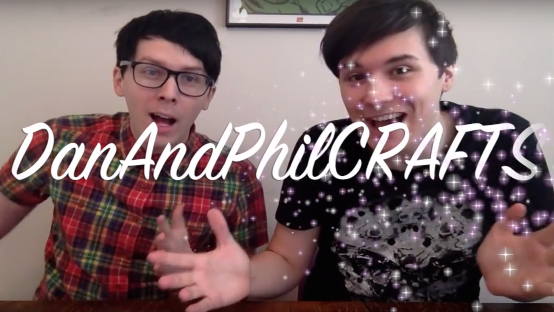 Dan and Phil make stuff on their crafts channel