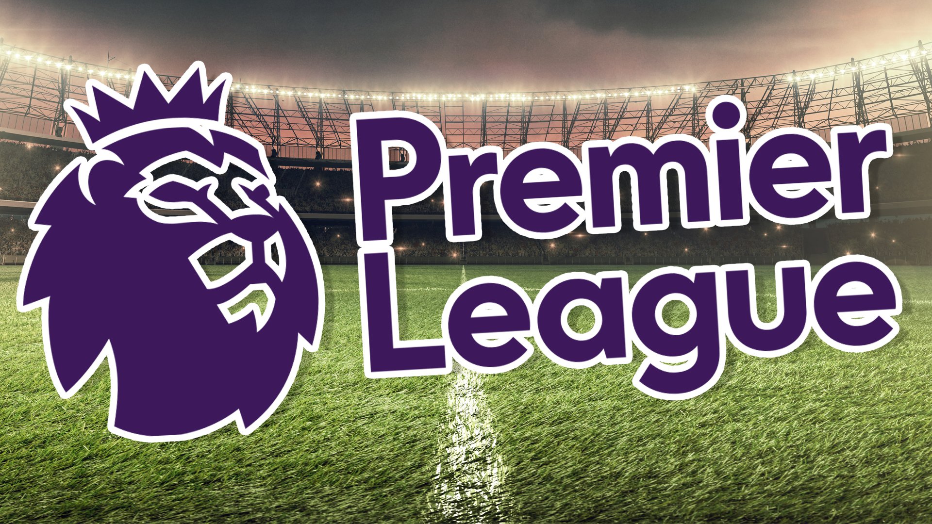 Premier League logo on a stadium background