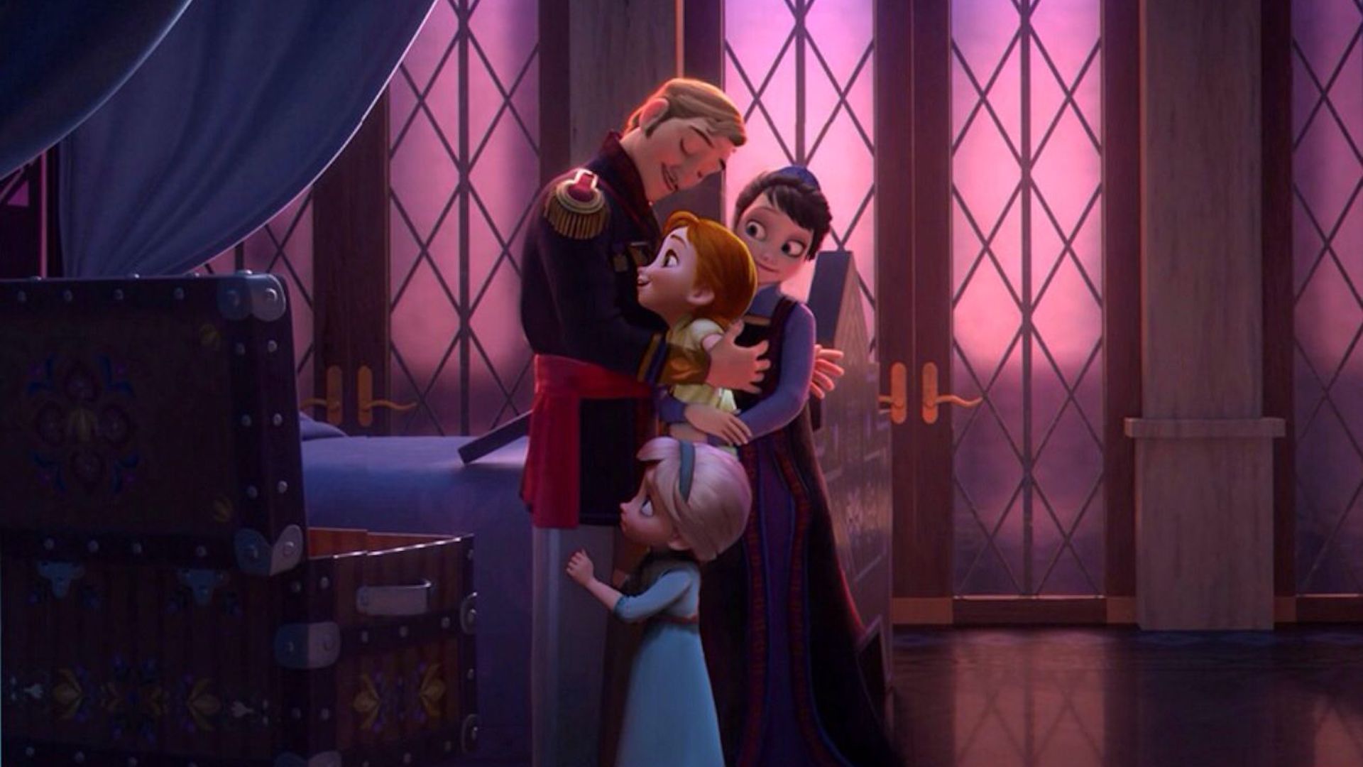 The royal family in Frozen