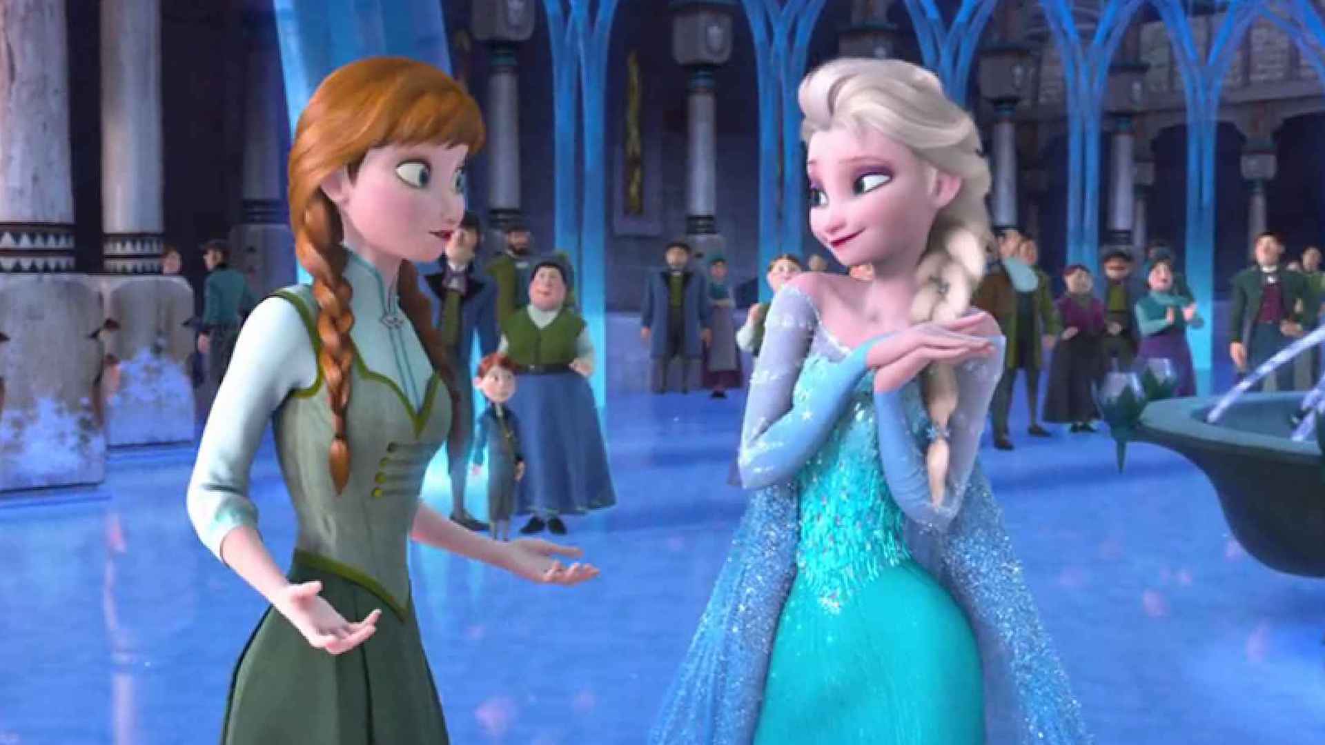 A scene from Frozen