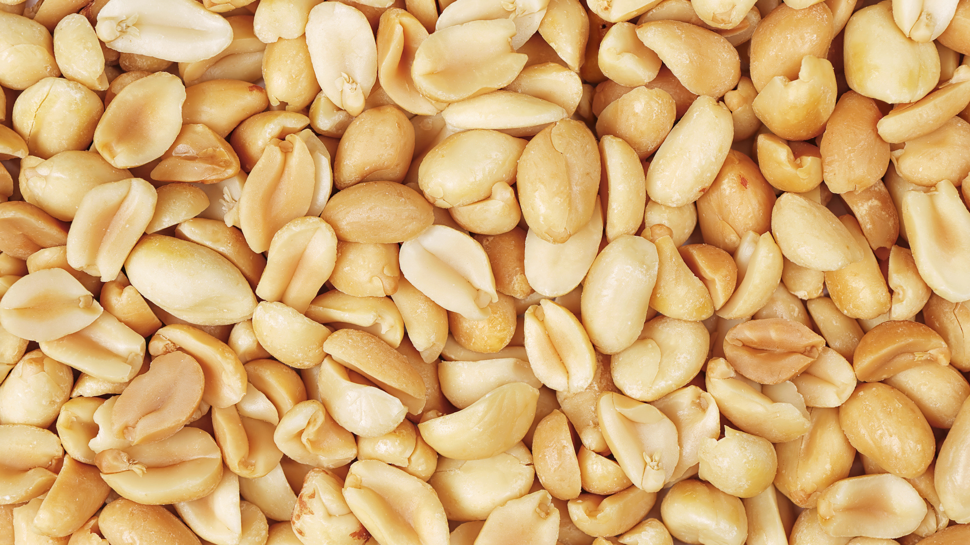 A big pile of peanuts