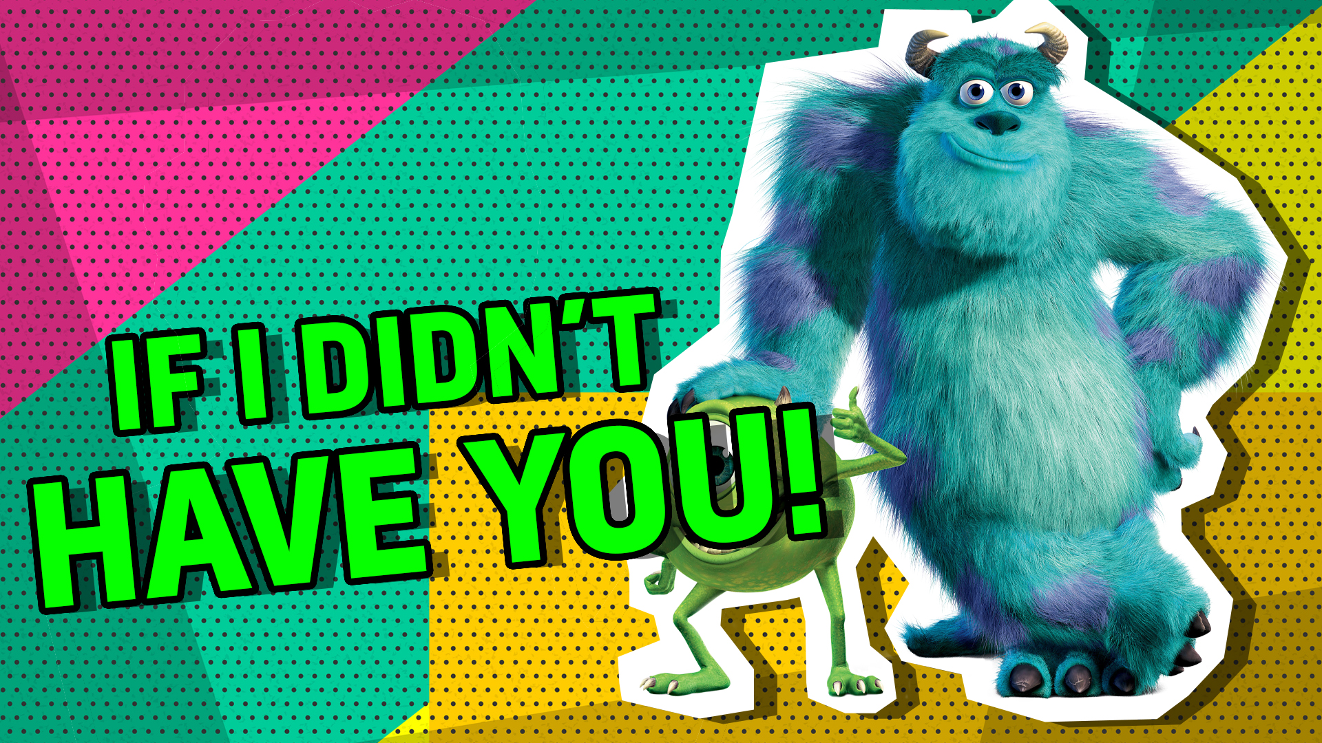 Mike and Sully in Monsters Inc