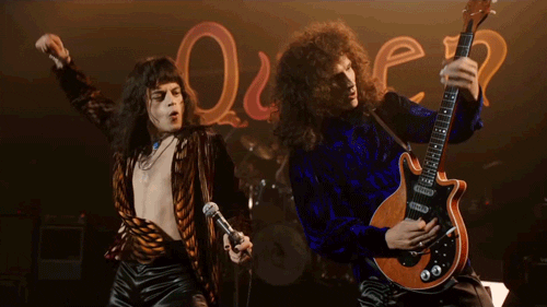 A clip from the film Bohemian Rhapsody 