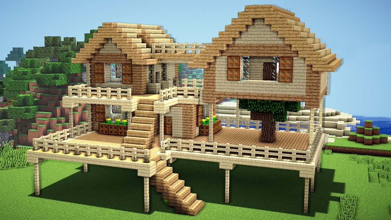 A big Minecraft home