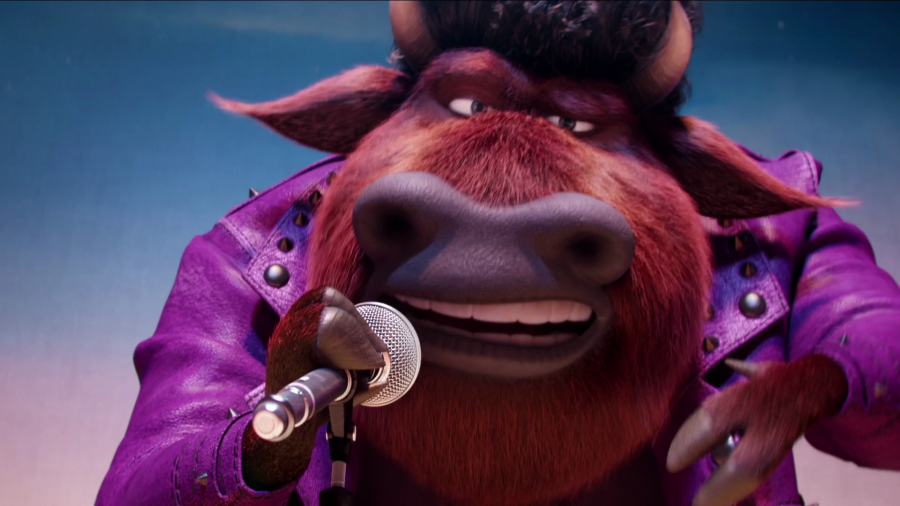 A bull sings in Sing!