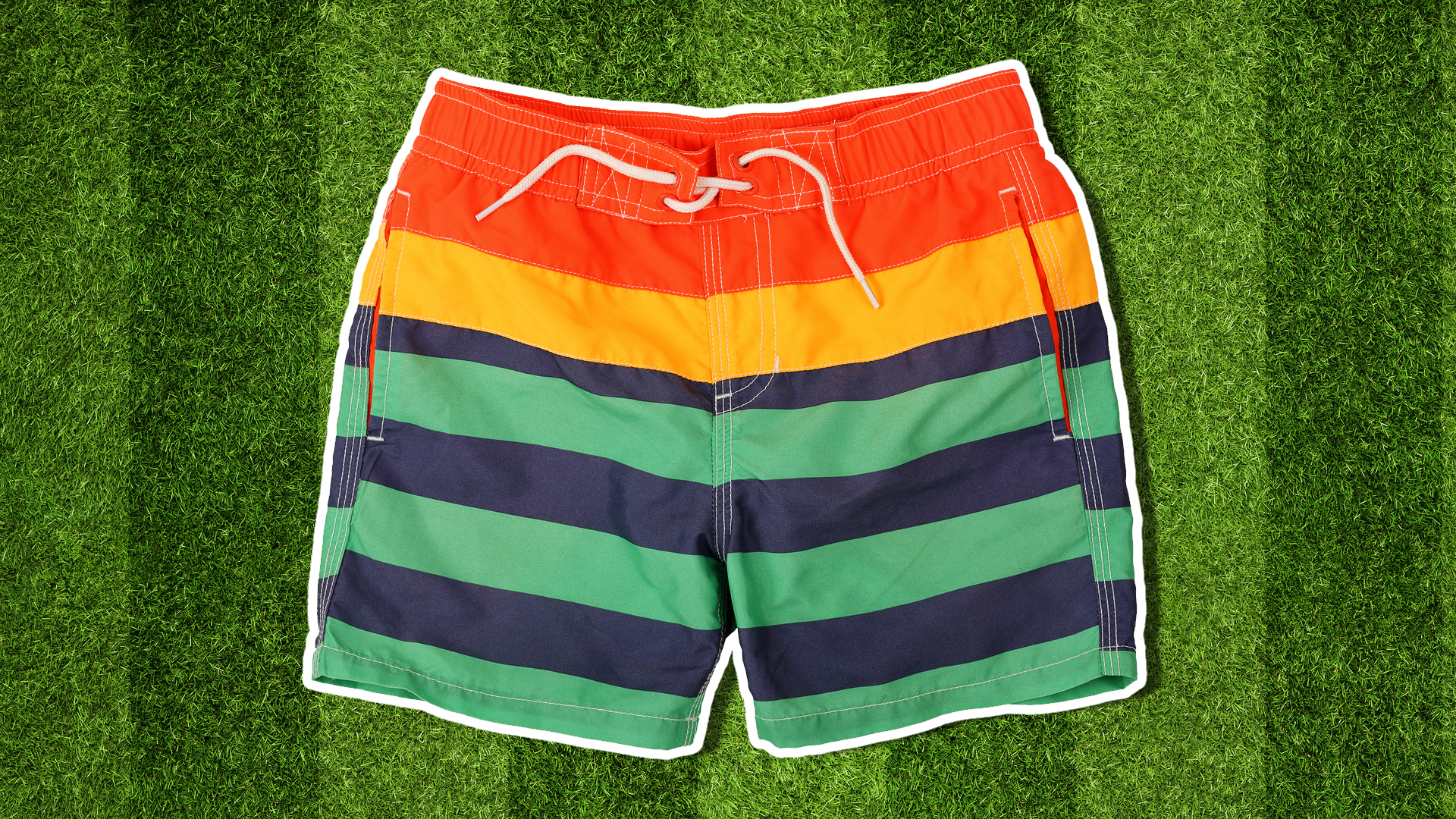 A striped pair of shorts