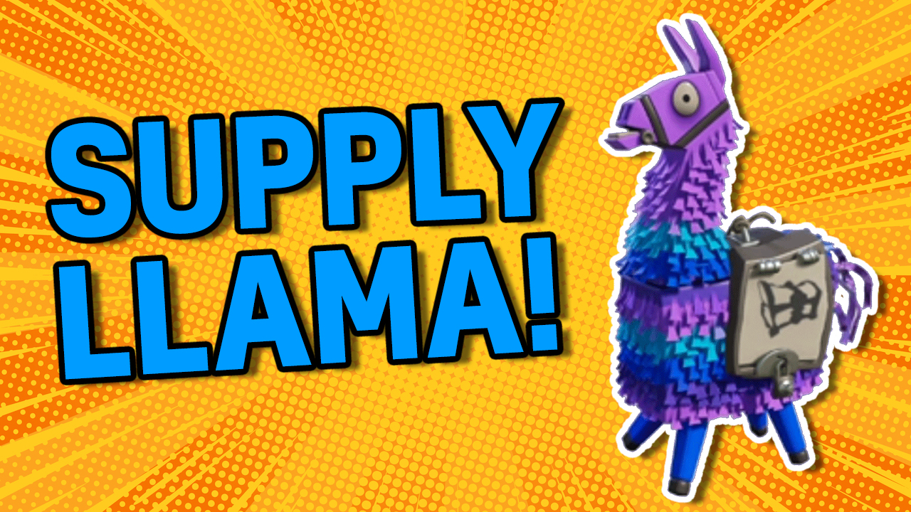 Supply Llama from Fortnite