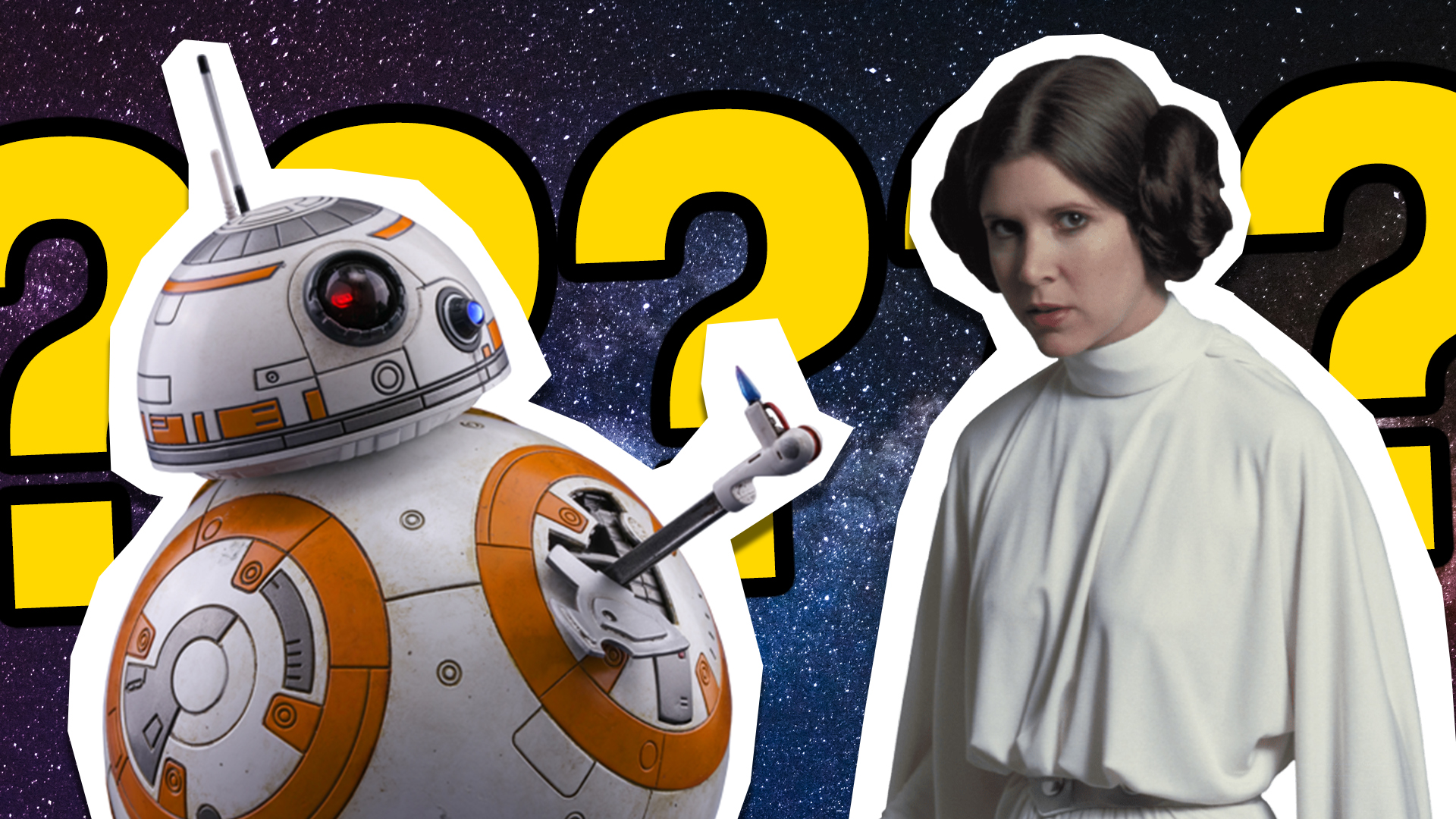 Star Wars' BB-8 and Princess Leia