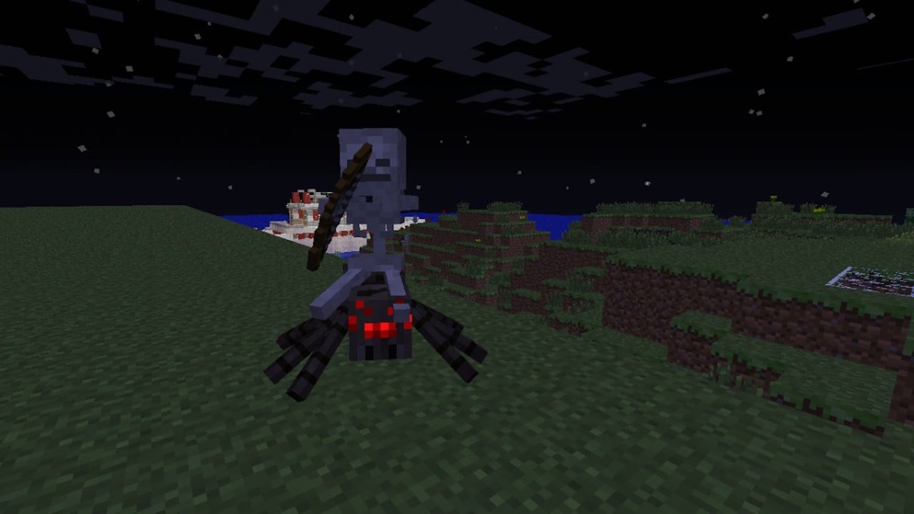 A scary creature in Minecraft
