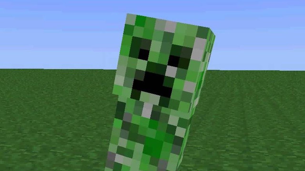 A Minecraft creeper