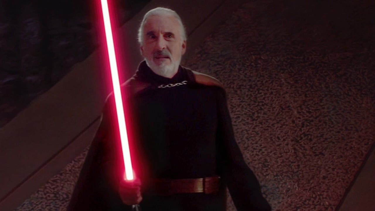 Christopher Lee plays this former Jedi