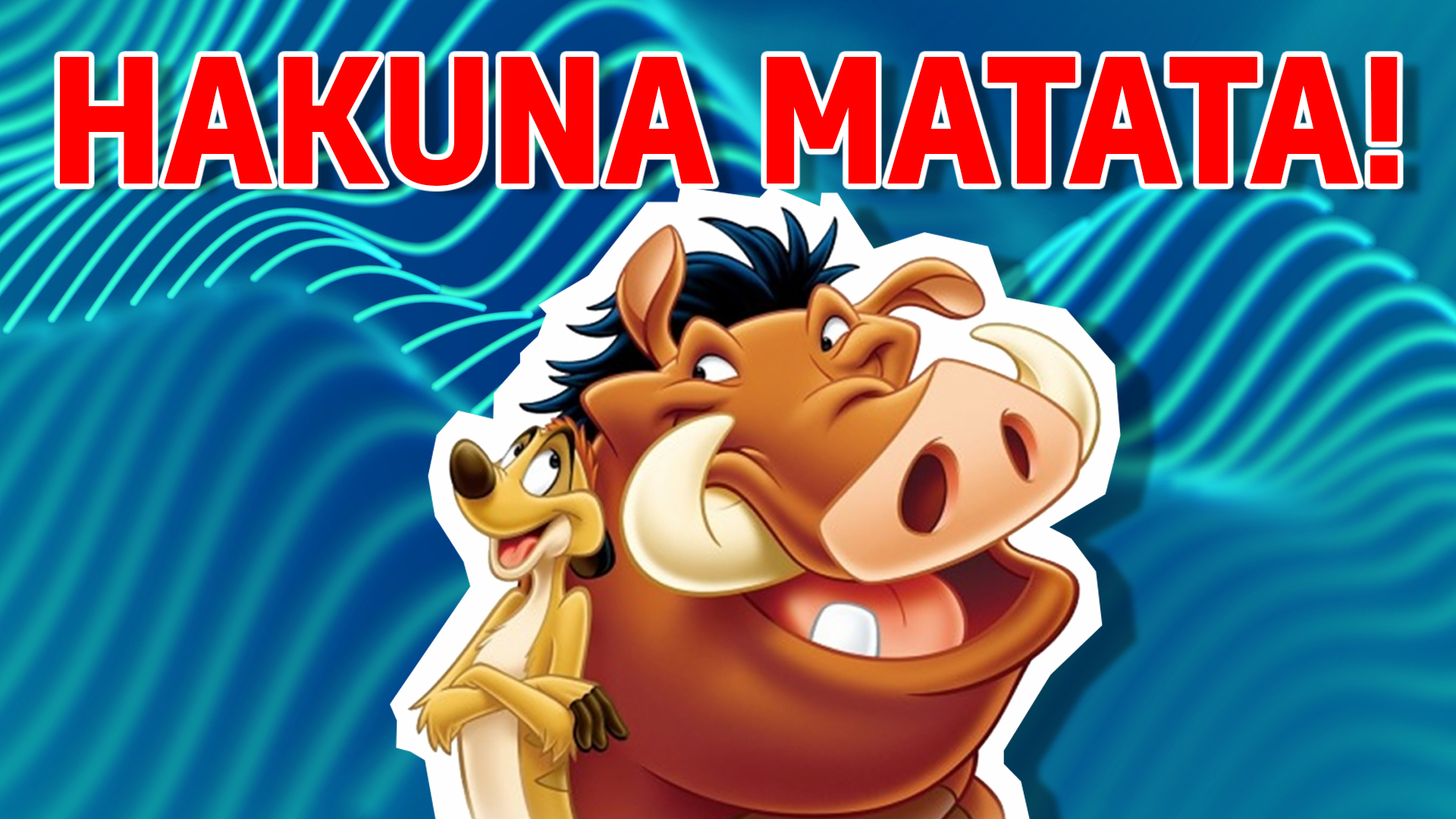 Timon and Pumbaa from The Lion King