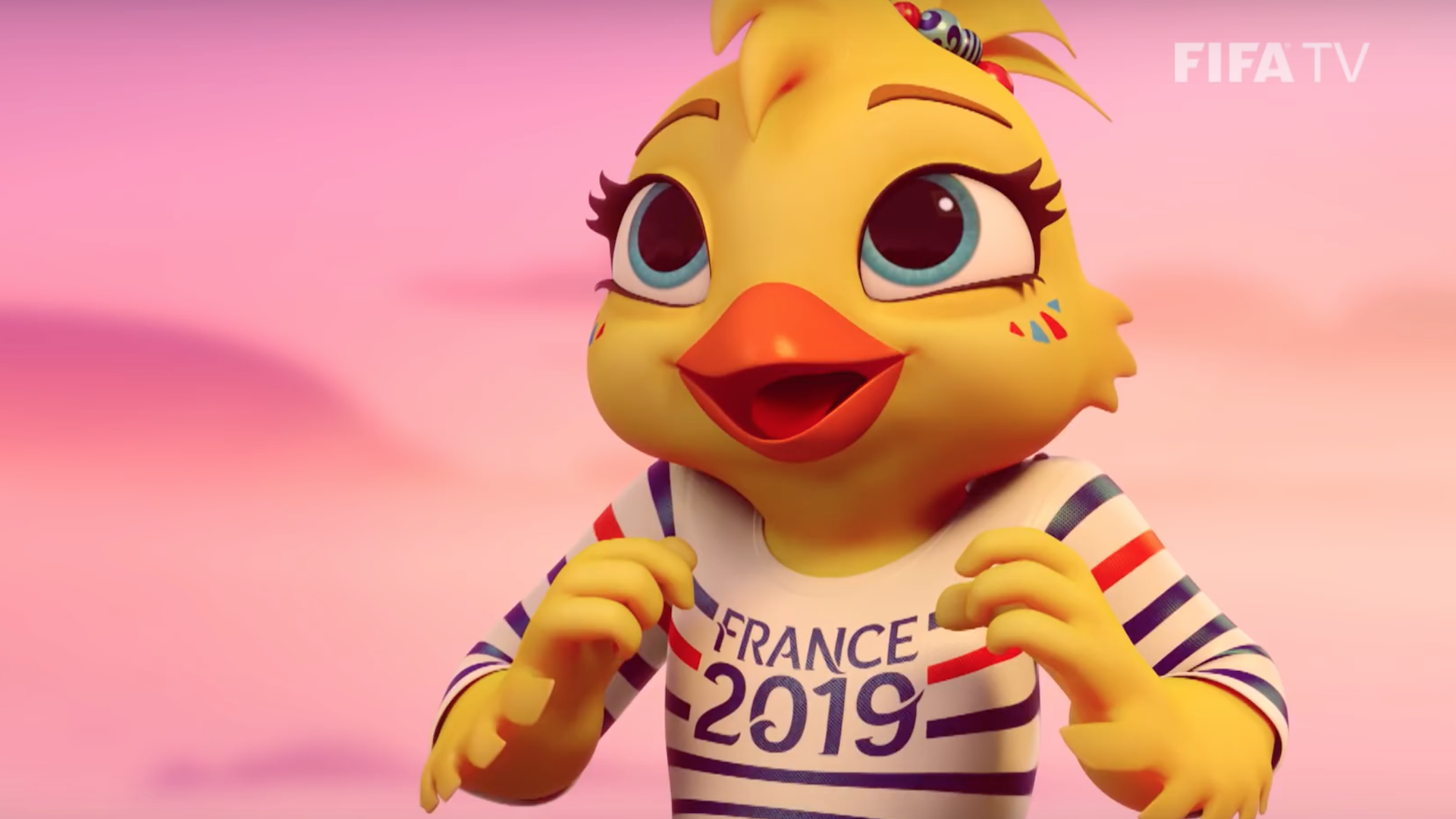 The official 2019 Women's World Cup mascot