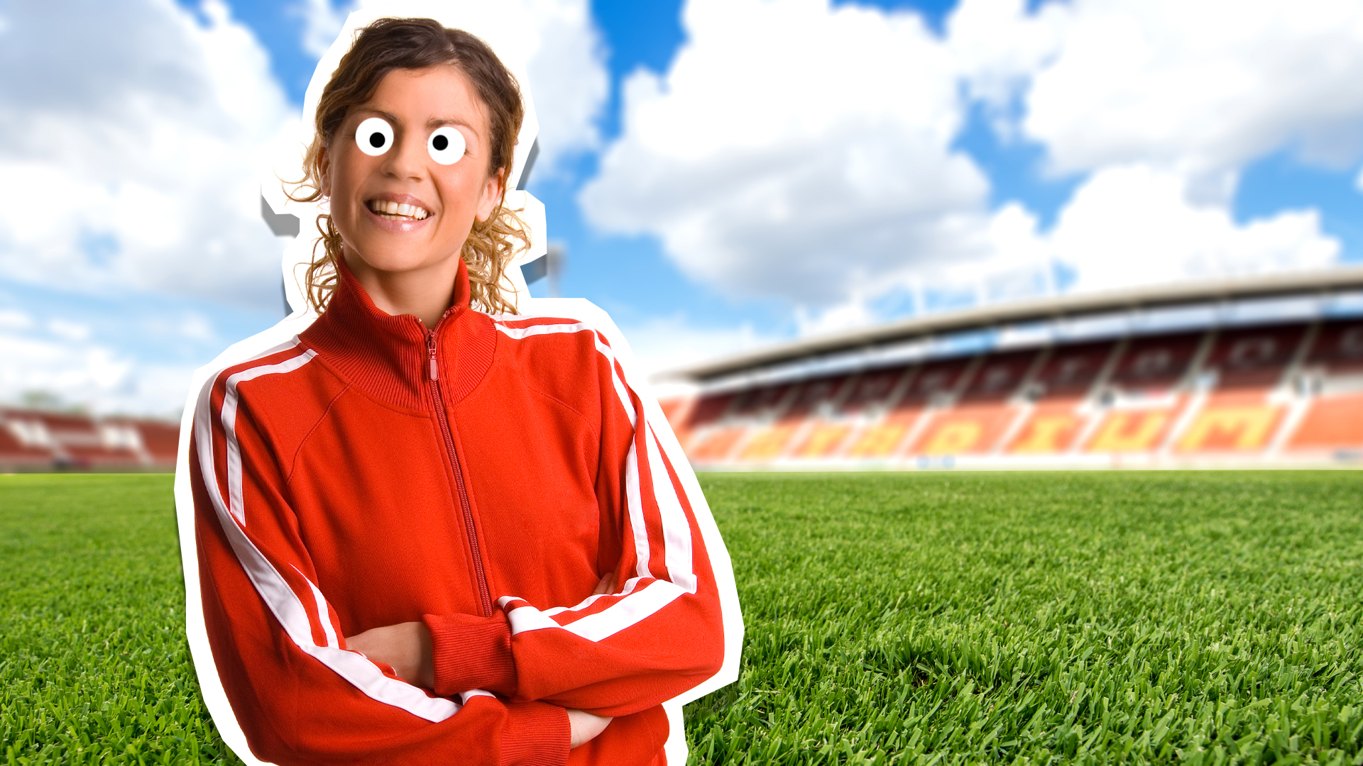 A football manager wearing a tracksuit 