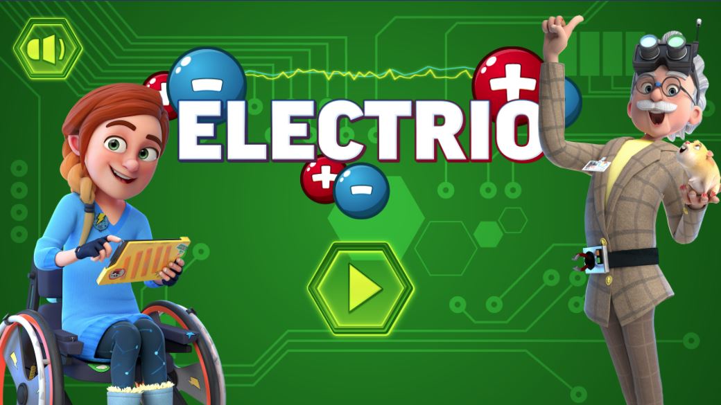 Play Electrio! Help Rubi and Professor Screwtop fix their gadgets!
