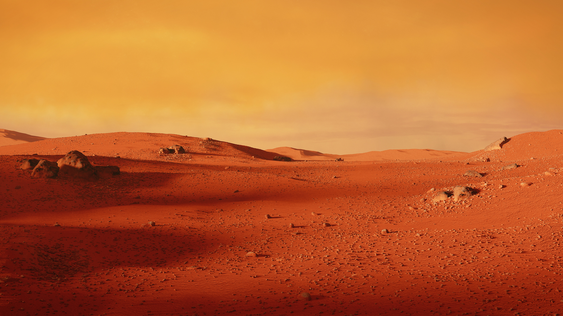 A Mars landscape