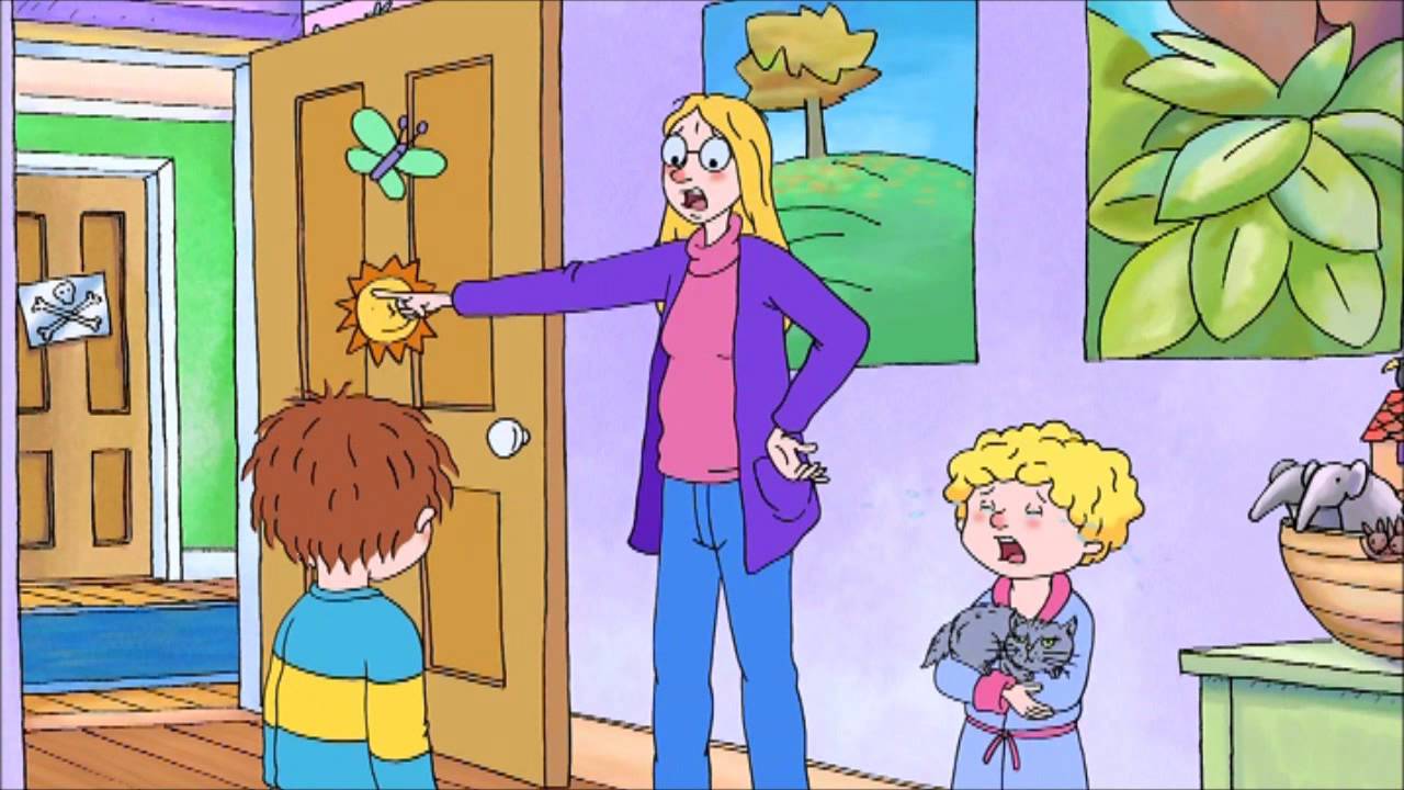 Horrid Henry, his mum and his brother