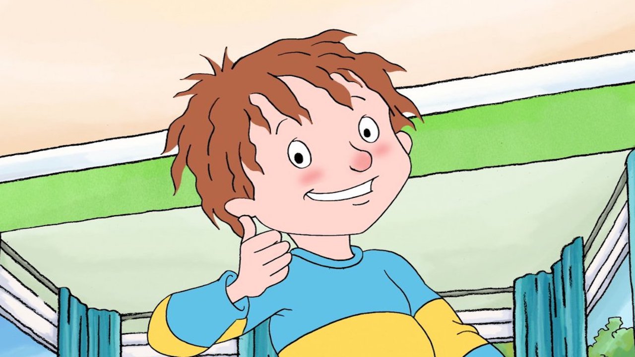 Horrid Henry giving the thumbs up