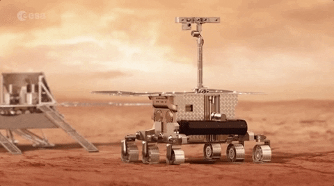 A probe on Mars