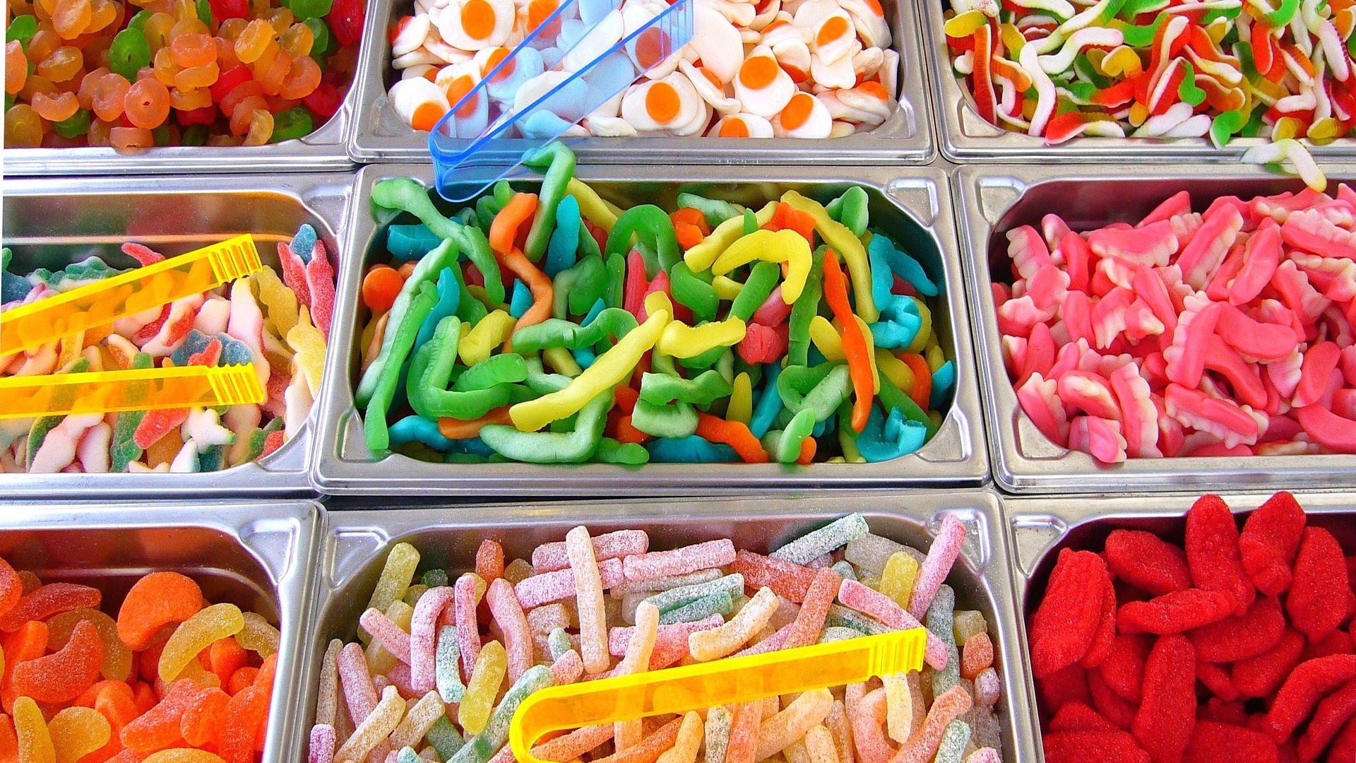 A pick n' mix counter