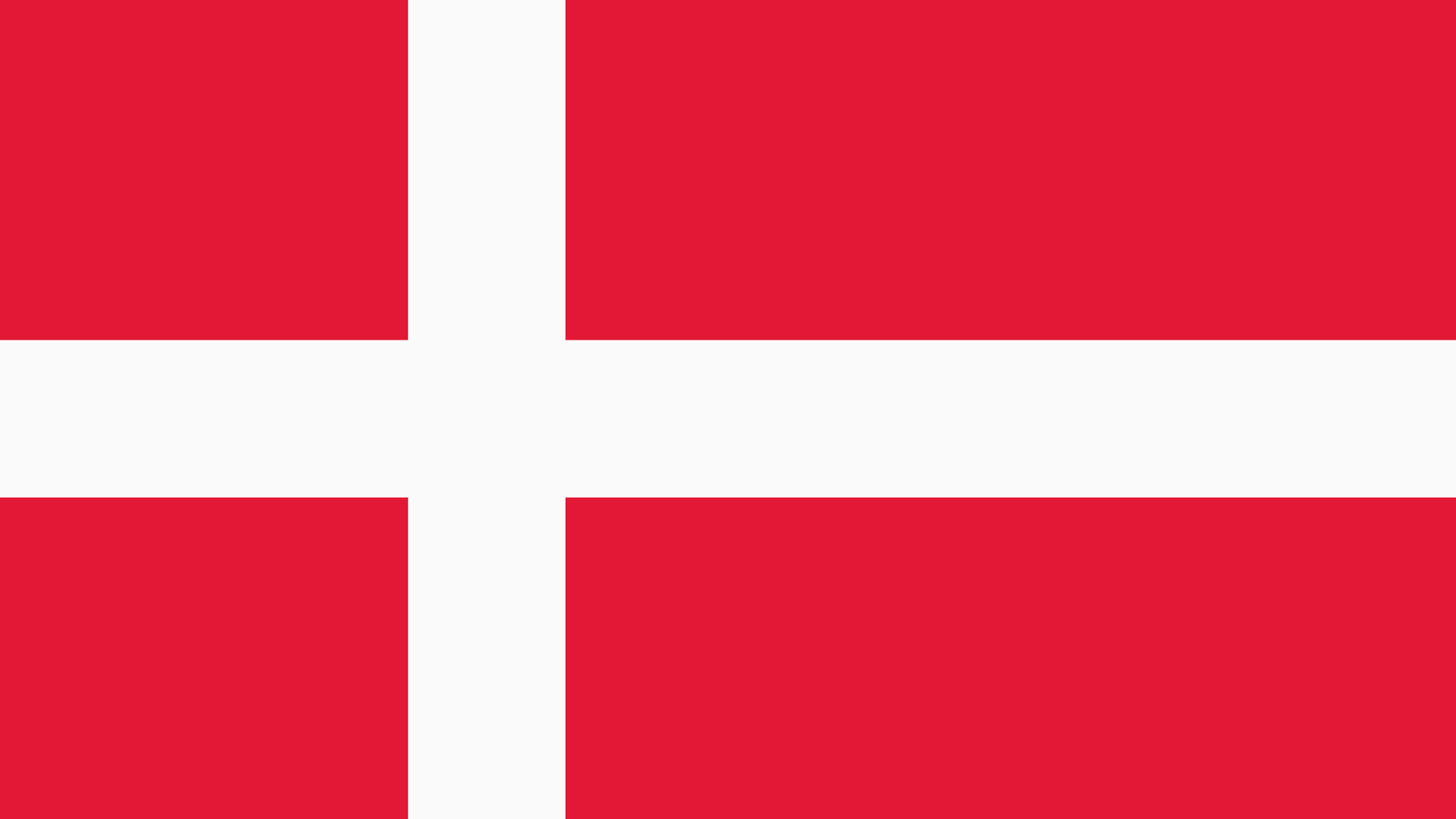 A red and white flag