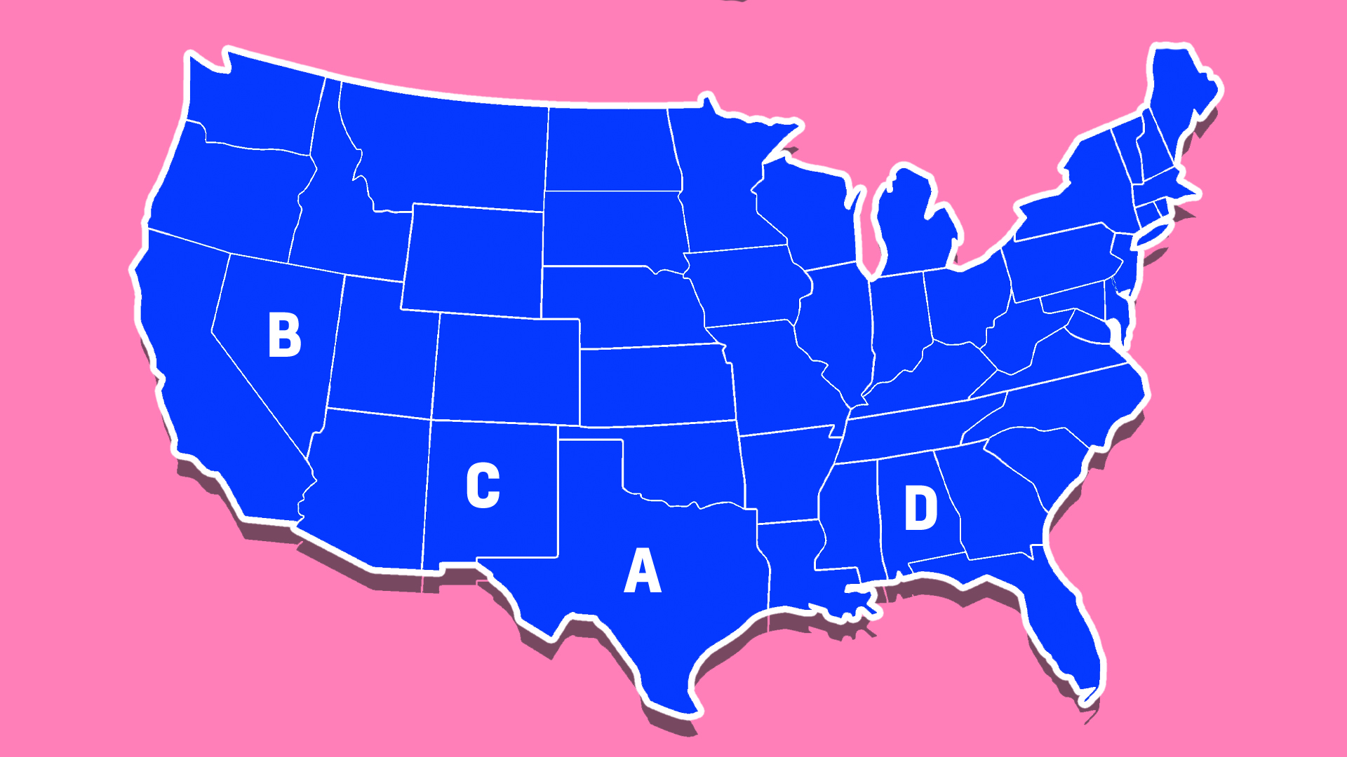 A map of the USA