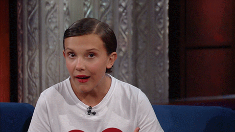 Millie Bobby Brown on the The Late Show With Stephen Colbert