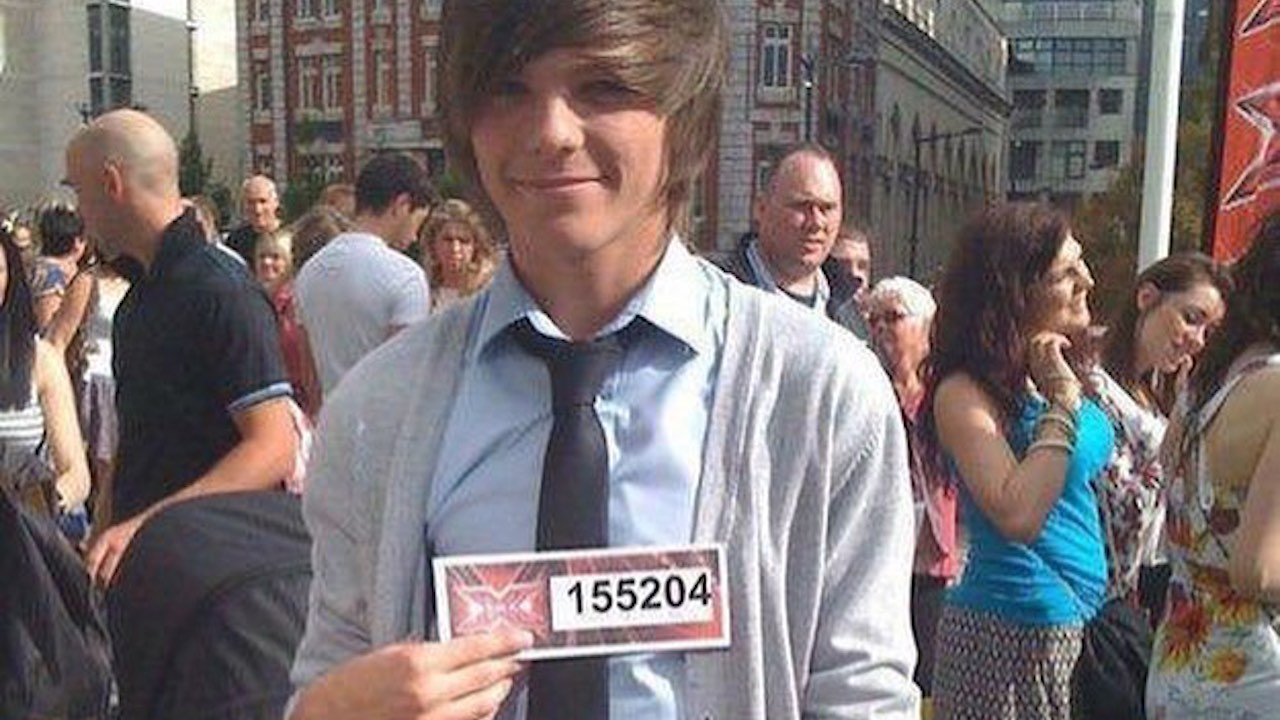 Louis at the X Factor auditions 