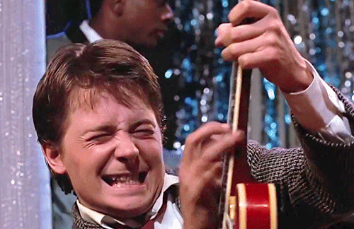 Michael J Fox in Back To The Future