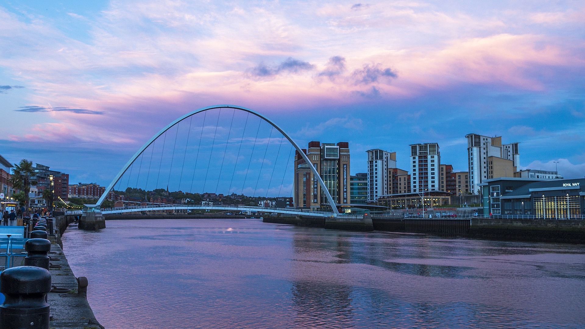 Newcastle and Gateshead quays