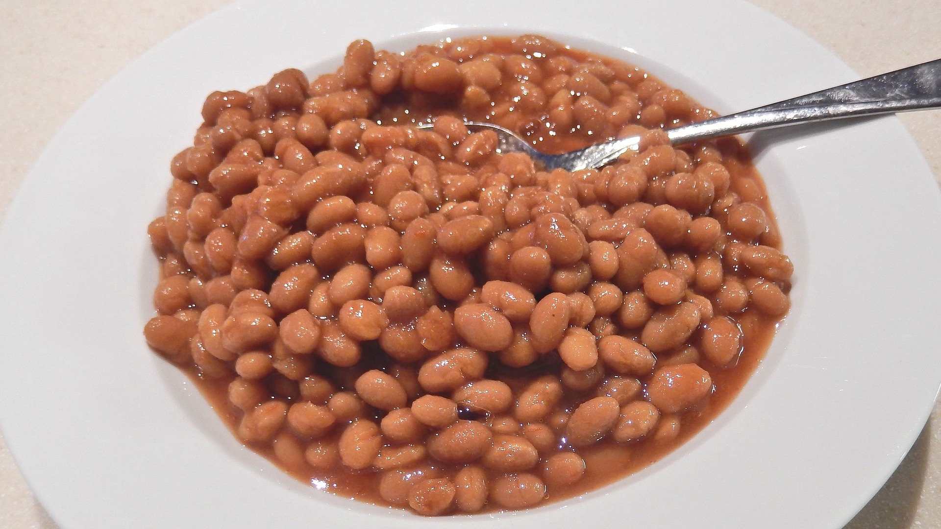 A plate of beans