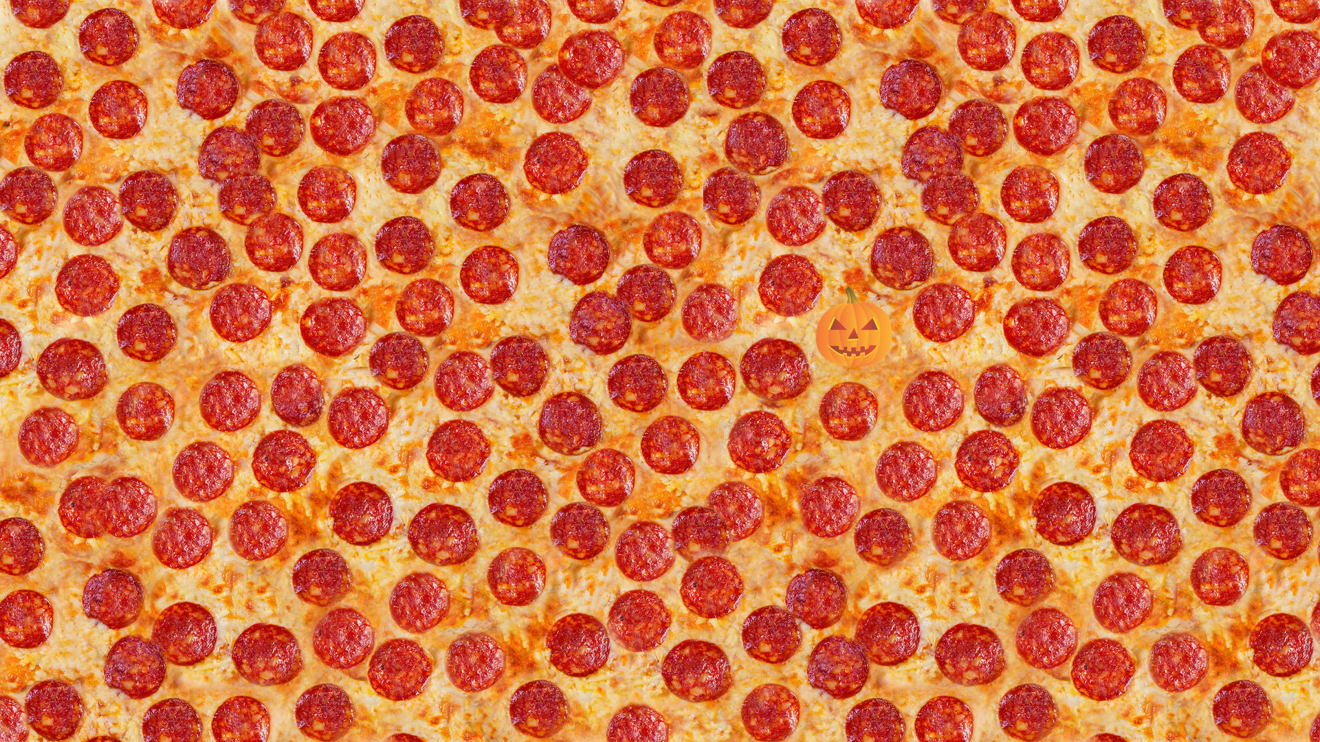 A gigantic pepperoni pizza 