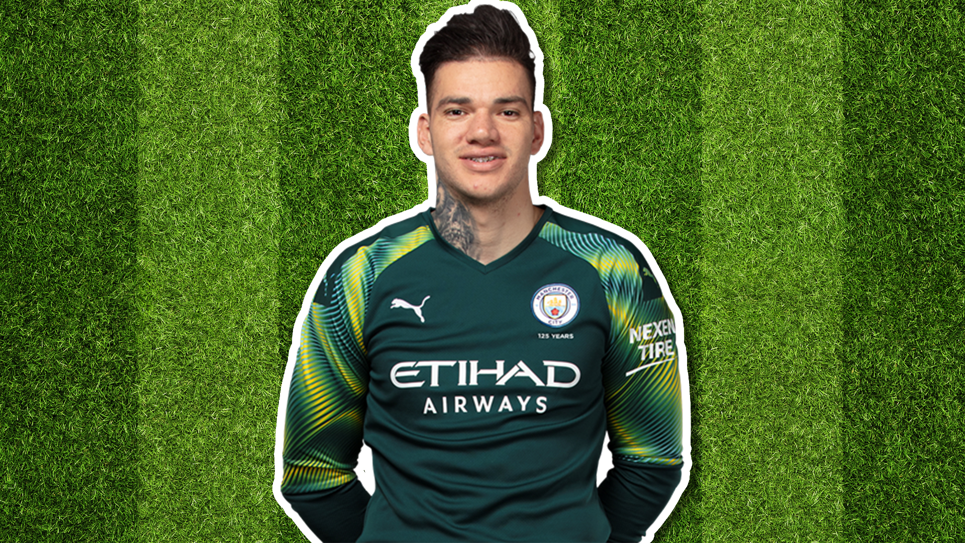 Manchester City player Ederson Santana de Moraes
