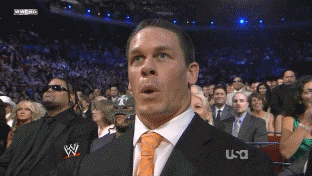 John Cena looking shocked