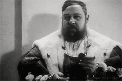 A black and white film about Henry VIII