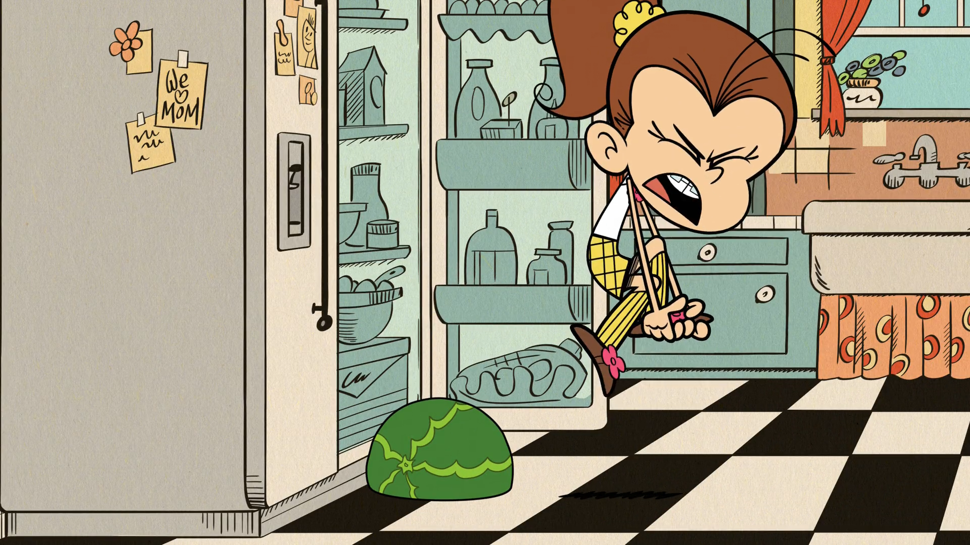 A scene from the Loud House 