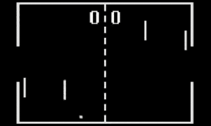 A thrilling game of Pong