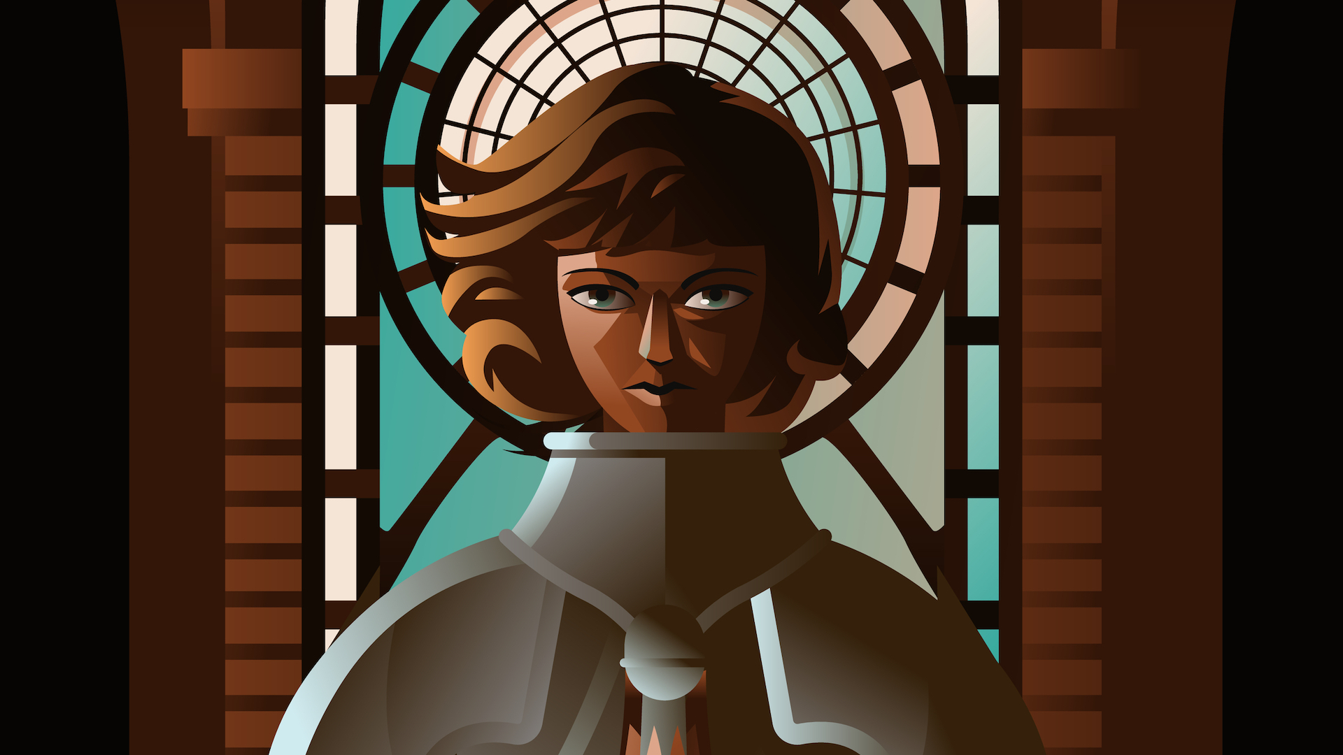 An illustration of Joan of Arc