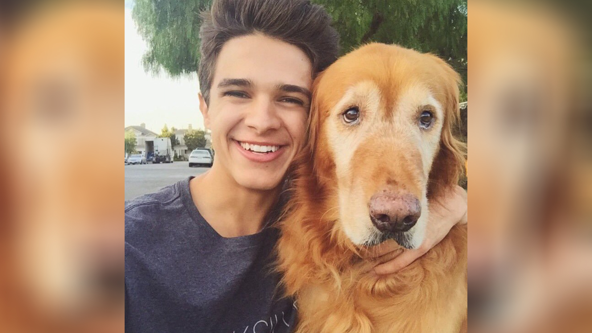 Brent with his dog