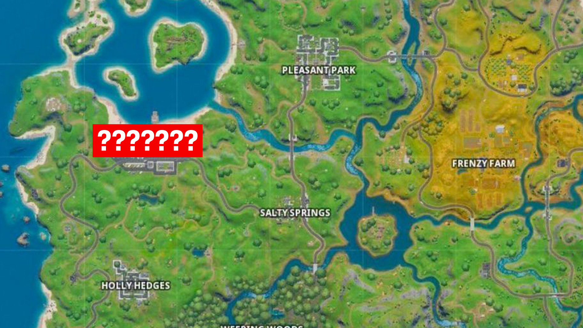 The Fortnite Chapter 2 map