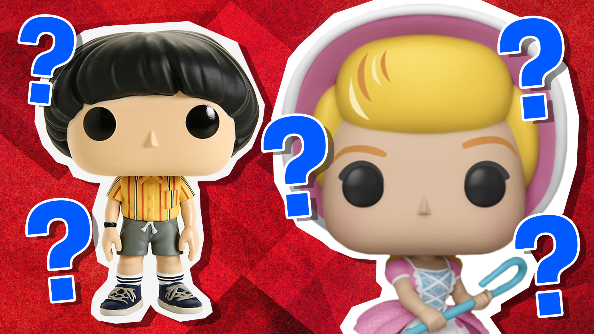 A Stranger Things and Toy Story Funko Pop vinyl figure