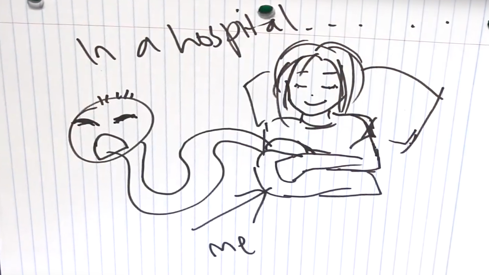 SSSniperwolf's drawing of her as a baby