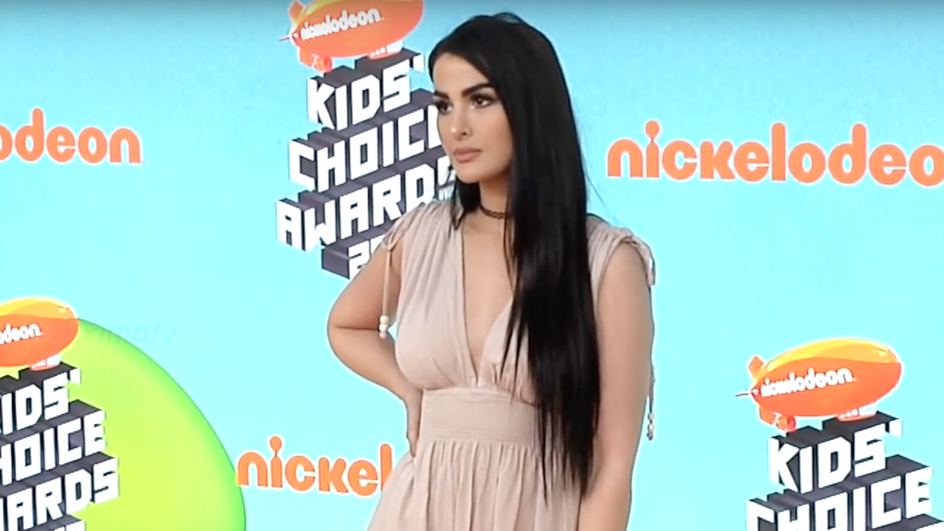 SSSniperwolf at the Nickelodeon's Kid's Choice Awards in 2019