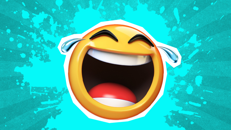 Cry laughing emoji