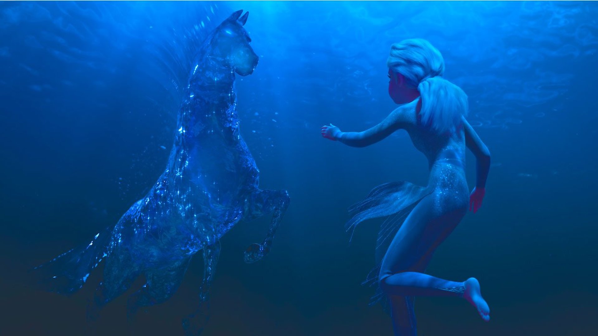 The Nokk and Elsa in Frozen 2